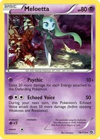 Meloetta (78) | 78/113 | Reverse Holofoil | Legendary Treasures