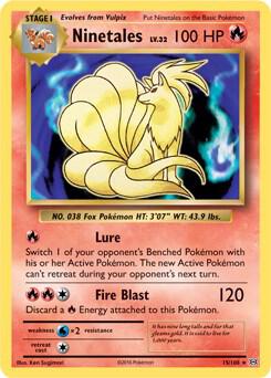 Ninetales 15/108 (XY Evolutions) (Non-Holo) 015/108 Normal Deck Exclusives