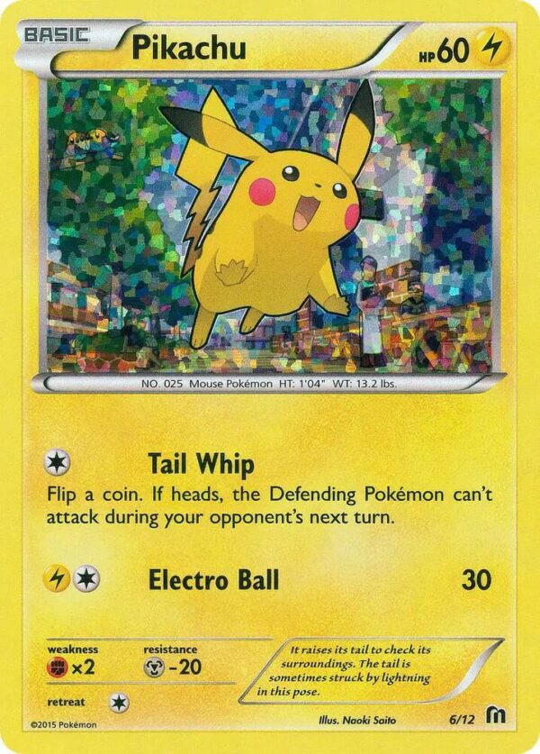 Pikachu 6/12 006/012 Holofoil McDonald’s Promos 2016