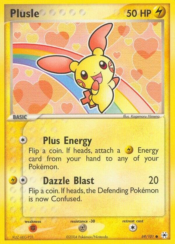 Plusle 69/101 Reverse Holofoil Hidden Legends