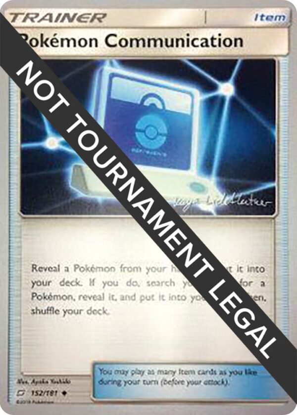 Pokemon Communication 2019 (Kaya Lichtleitner) 152/181 Normal World Championship Decks