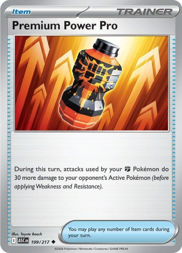 Premium Power Pro 199/217 Reverse Holofoil ME: Ascended Heroes