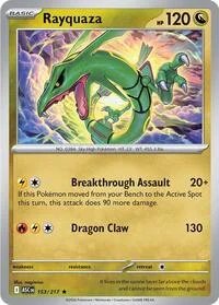 Rayquaza | 153/217 | Holofoil | ME: Ascended Heroes