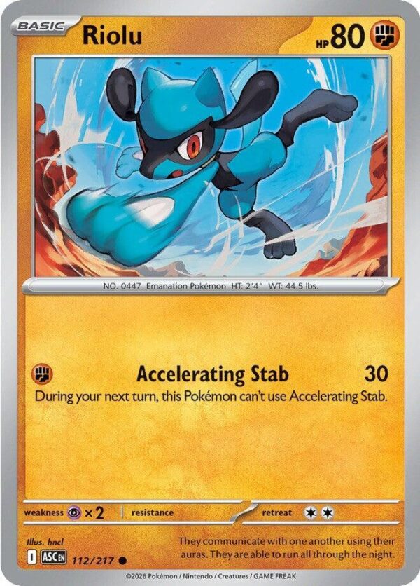 Riolu 112/217 Normal ME: Ascended Heroes
