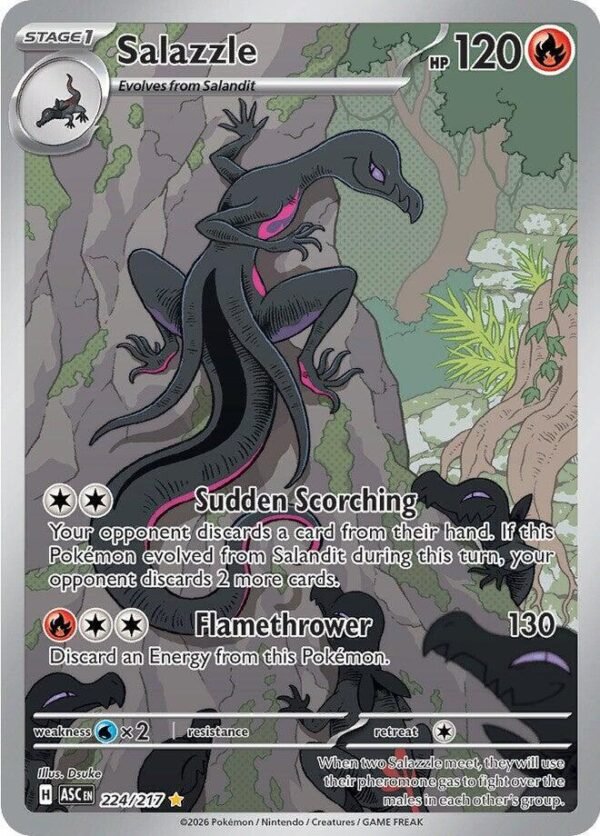 Salazzle 224/217 Holofoil ME: Ascended Heroes