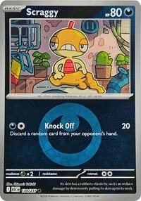 Scraggy (Energy Symbol Pattern) | 134/217 | Reverse Holofoil | ME: Ascended Heroes