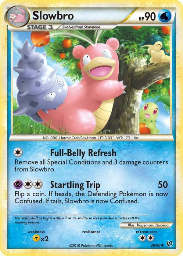 Slowbro 38/90 Reverse Holofoil Undaunted Slowbro 38/90 Reverse Holofoil Undaunted
