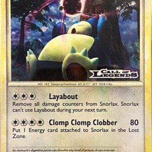 Snorlax 33/95 (Prerelease) Holofoil Nintendo Promos Snorlax 33/95 (Prerelease) Holofoil Nintendo Promos