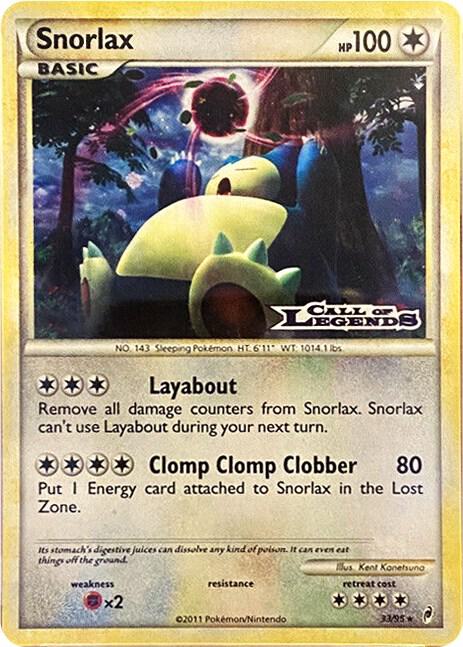 Snorlax 33/95 (Prerelease) Holofoil Nintendo Promos