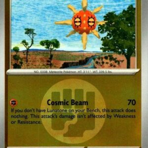 Solrock (Energy Symbol Pattern) 106/217 Reverse Holofoil ME: Ascended Heroes