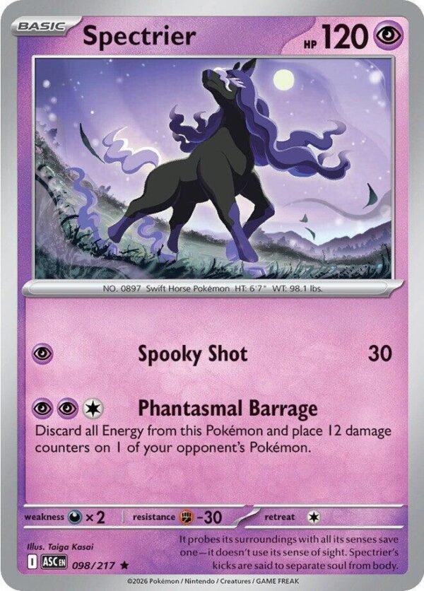 Spectrier 098/217 Holofoil ME: Ascended Heroes