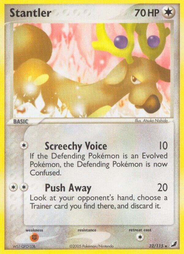 Stantler 32/115 Reverse Holofoil Unseen Forces