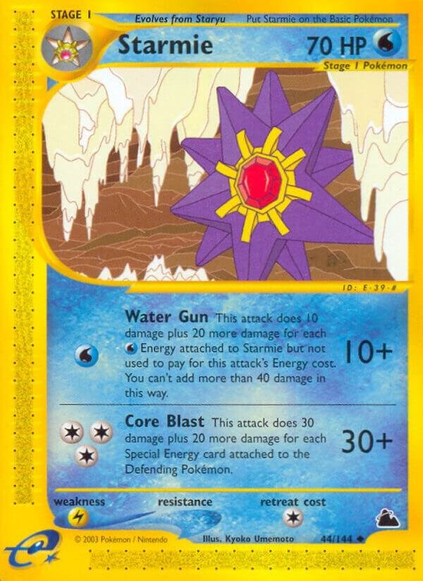 Starmie (44) 044/144 Reverse Holofoil Skyridge