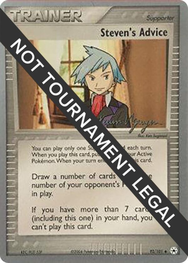 Steven’s Advice 2004 (Kevin Nguyen) 92/101 Normal World Championship Decks