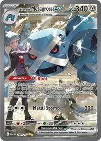 Steven's Metagross ex | 289/217 | Holofoil | ME: Ascended Heroes Steven's Metagross ex | 289/217 | Holofoil | ME: Ascended Heroes