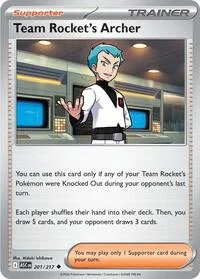 Team Rocket's Archer | 201/217 | Reverse Holofoil | ME: Ascended Heroes