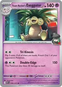 Team Rocket's exeggutor | 078/217 | Holofoil | ME: Ascended Heroes