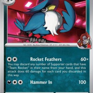 Team Rocket’s Honchkrow 127/217 Holofoil ME: Ascended Heroes
