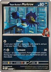 Team Rocket's Murkrow (Energy Symbol Pattern) | 126/217 | Reverse Holofoil | ME: Ascended Heroes