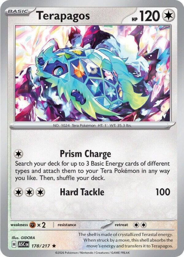 Terapagos 178/217 Holofoil ME: Ascended Heroes