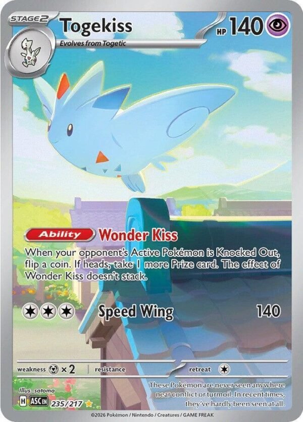 Togekiss 235/217 Holofoil ME: Ascended Heroes