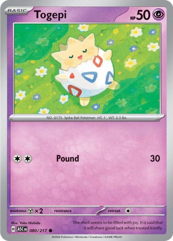 Togepi 080/217 Normal ME: Ascended Heroes