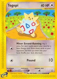 Togepi | 114/147 | Reverse Holofoil | Aquapolis