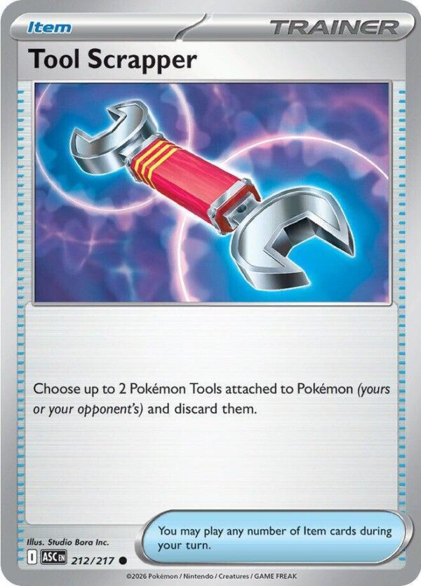 Tool Scrapper 212/217 Reverse Holofoil ME: Ascended Heroes