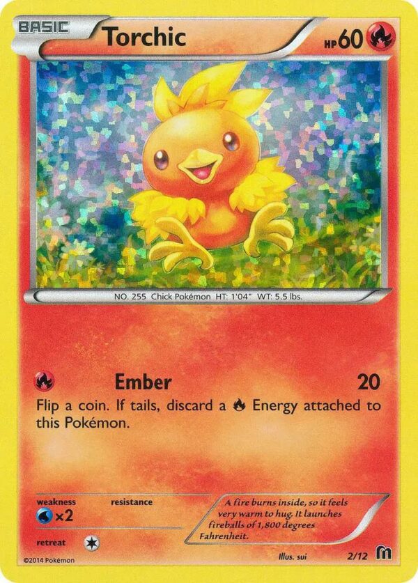 Torchic 2/12 002/012 Holofoil McDonald’s Promos 2016