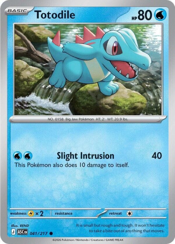 Totodile 041/217 Normal ME: Ascended Heroes