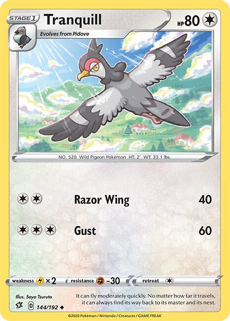 Tranquill 144/192 Normal SWSH02: Rebel Clash