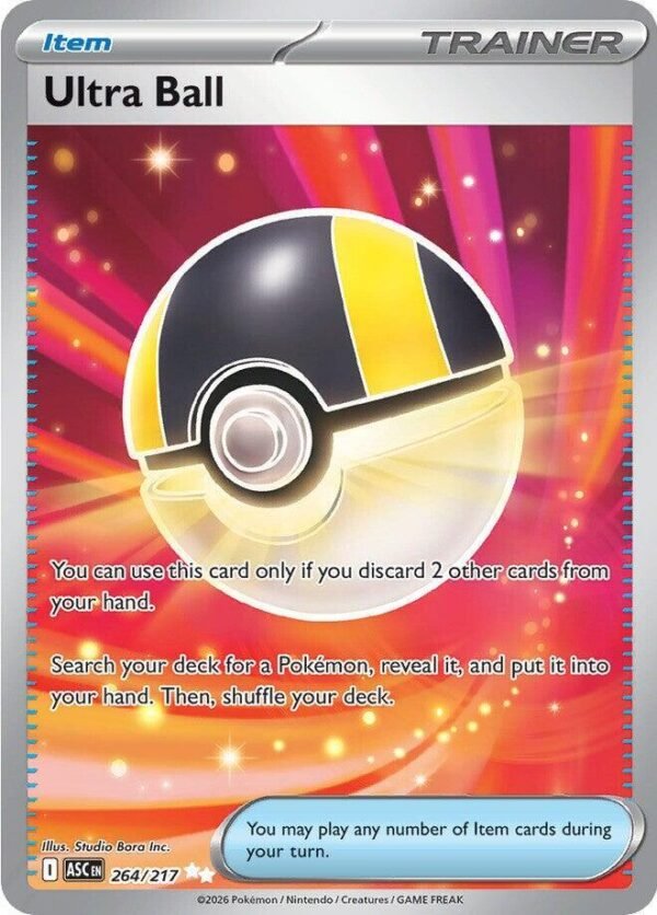 Ultra Ball 264/217 Holofoil ME: Ascended Heroes Ultra Ball 264/217 Holofoil ME: Ascended Heroes