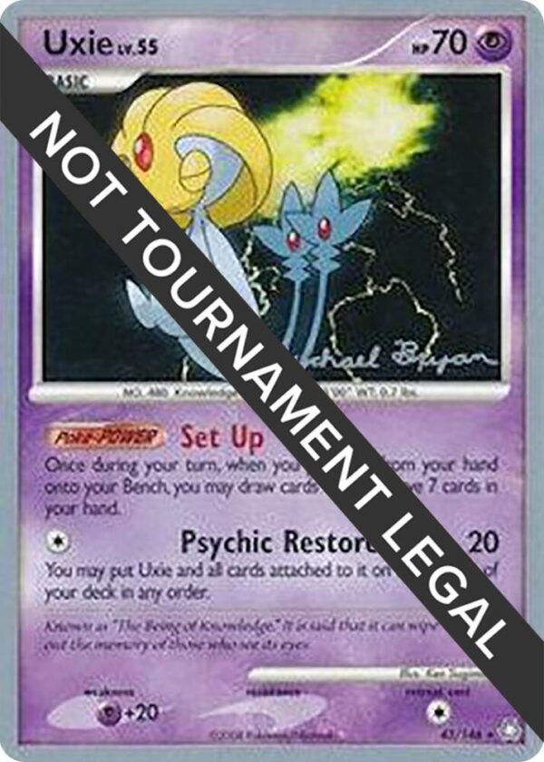 Uxie 2010 (Mychael Bryan) 43/146 Normal World Championship Decks Uxie 2010 (Mychael Bryan) 43/146 Normal World Championship Decks