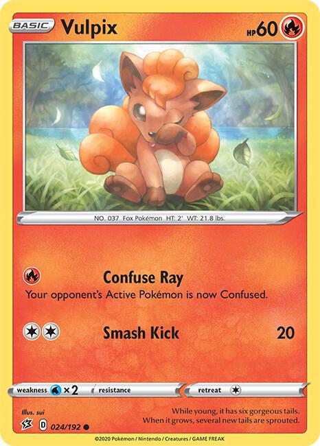 Vulpix 024/192 Normal SWSH02: Rebel Clash Vulpix 024/192 Normal SWSH02: Rebel Clash