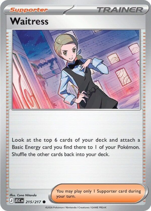 Waitress 215/217 Reverse Holofoil ME: Ascended Heroes
