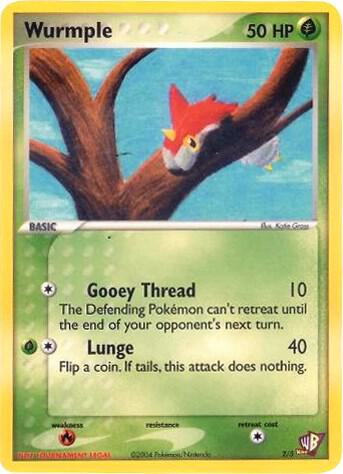Wurmple 2/5 002/005 Normal Kids WB Promos Wurmple 2/5 002/005 Normal Kids WB Promos