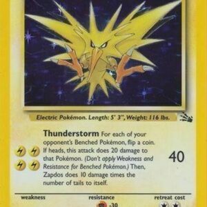 Zapdos 15/62 (Cosmos Holo) 015/062 Holofoil Miscellaneous Cards & Products Zapdos 15/62 (Cosmos Holo) 015/062 Holofoil Miscellaneous Cards & Products