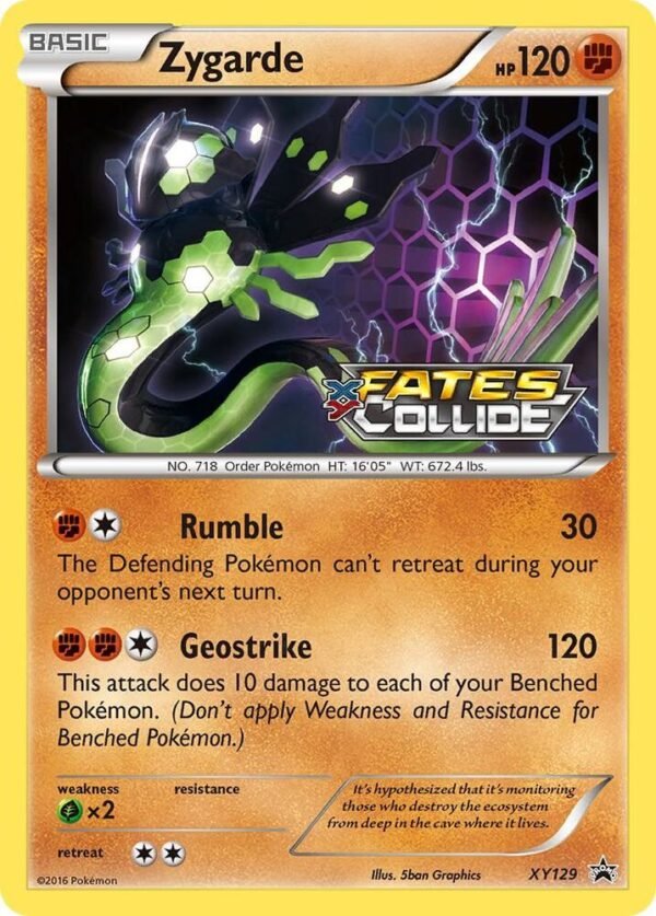 Zygarde (Prerelease) XY129 Holofoil XY Promos Zygarde (Prerelease) XY129 Holofoil XY Promos