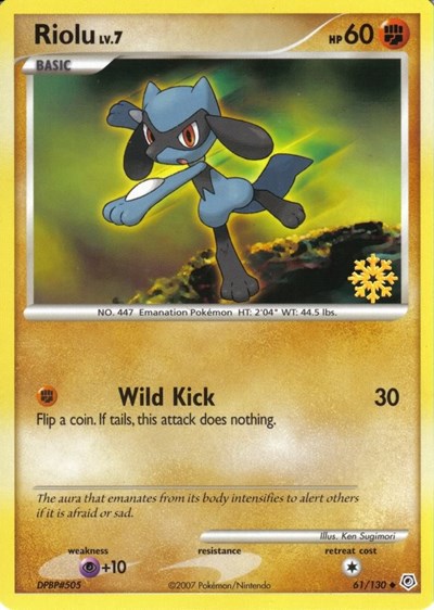 Riolu | 61/130 | 061/130 | Normal | Countdown Calendar Promos