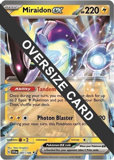 Miraidon ex | 081/198 | Holofoil | Jumbo Cards