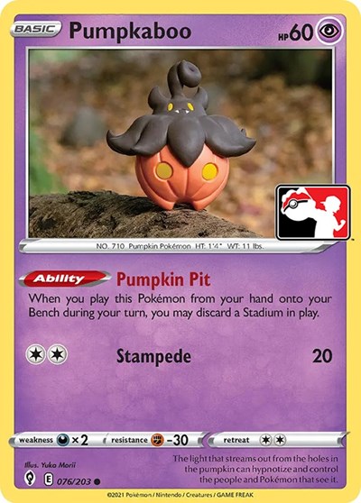 Pumpkaboo | 076/203 | Normal | Prize Pack Series Cards