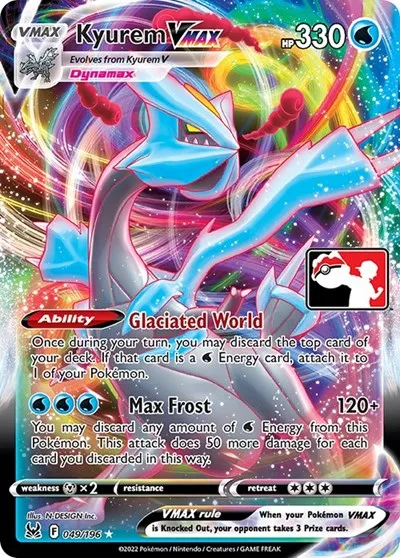 Kyurem VMAX | 049/196 | Holofoil | Prize Pack Series Cards