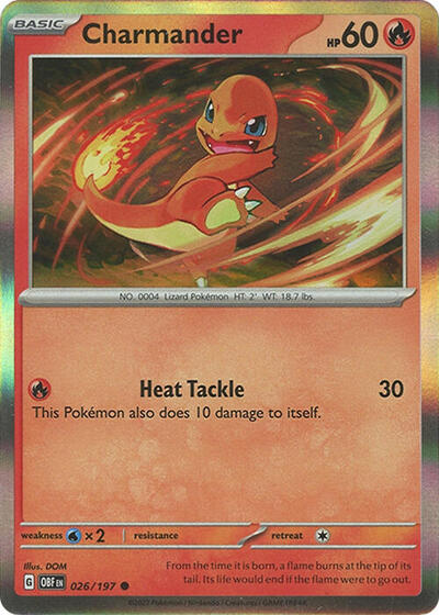 Charmander | 026/197 | Holofoil | Miscellaneous Cards & Products