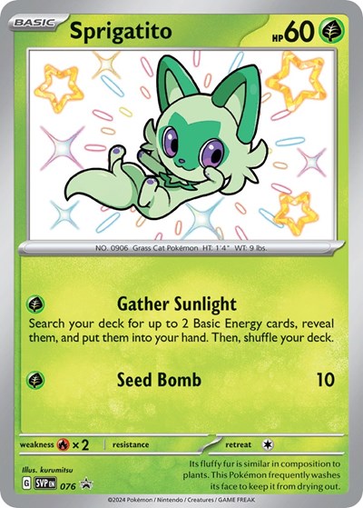Sprigatito | 076 | Holofoil | SV: Scarlet & Violet Promo Cards