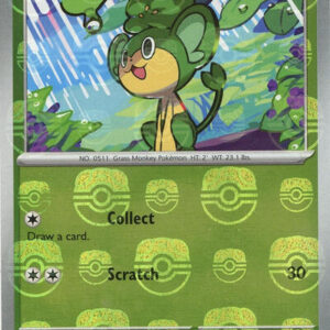 Pansage (Master Ball Pattern) | 004/086 | Holofoil | SV: Black Bolt