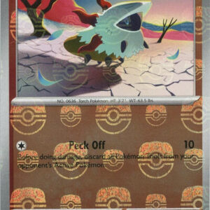 Larvesta (Master Ball Pattern) | 015/086 | Holofoil | SV: Black Bolt