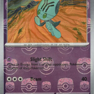 Elgyem (Master Ball Pattern) | 040/086 | Holofoil | SV: Black Bolt