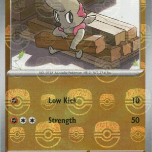 Timburr (Master Ball Pattern) | 047/086 | Holofoil | SV: Black Bolt