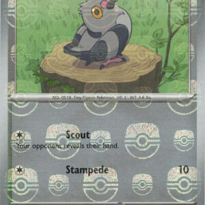 Pidove (Master Ball Pattern) | 071/086 | Holofoil | SV: Black Bolt