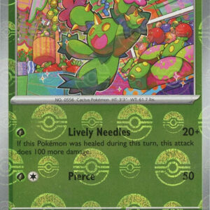 Maractus (Poke Ball Pattern) | 008/086 | Holofoil | SV: Black Bolt